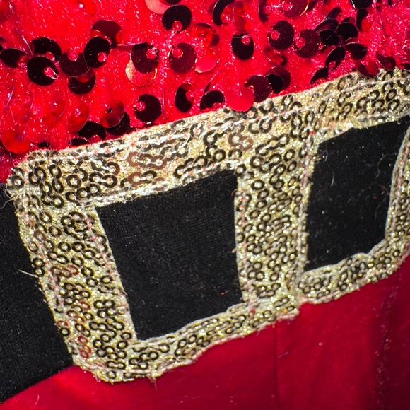 Love on a Hanger Red and White Holiday Jumpsuit. Christmas gift, sexy - Picture 3 of 11